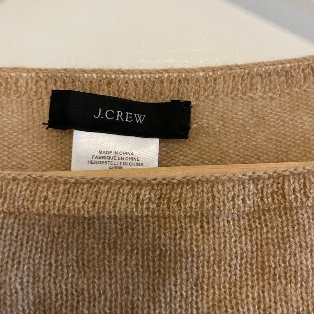 J. Crew Cashmere Blend popover poncho
